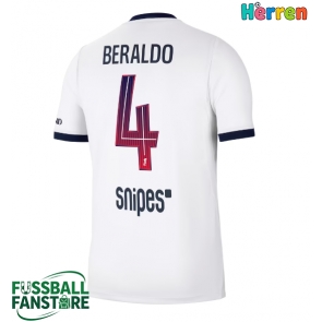 Paris Saint-Germain Lucas Beraldo #4 Replik Auswärtstrikot 2026-27 Kurzarm